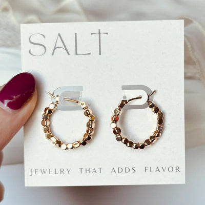 Beaded Hoops