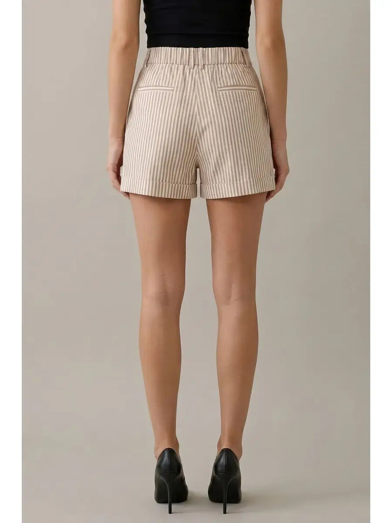Casual Striped Shorts