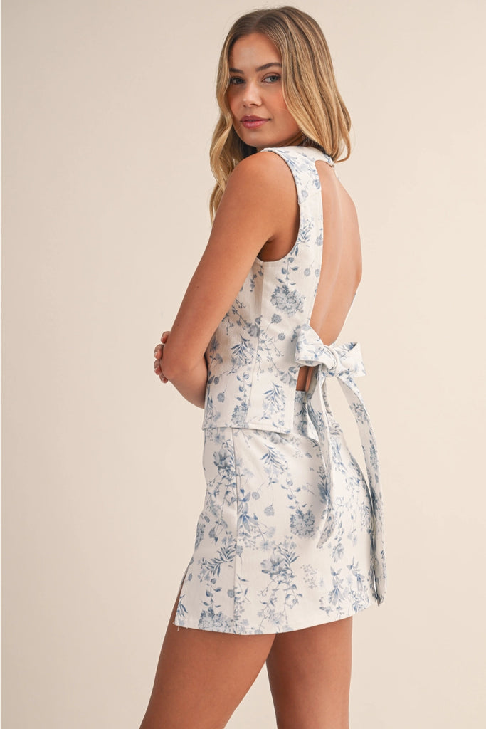 Tea Time Open Back Tank
