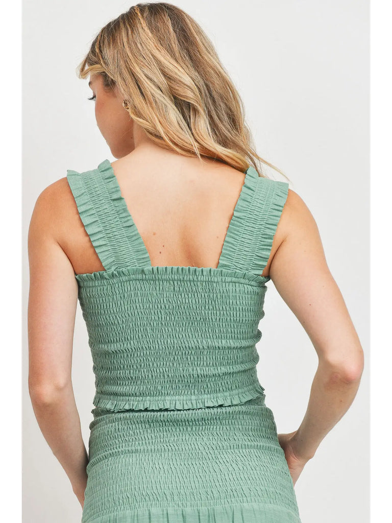 Cameron Smocked Tank