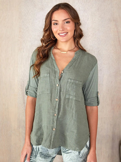 Polly Button Down Top