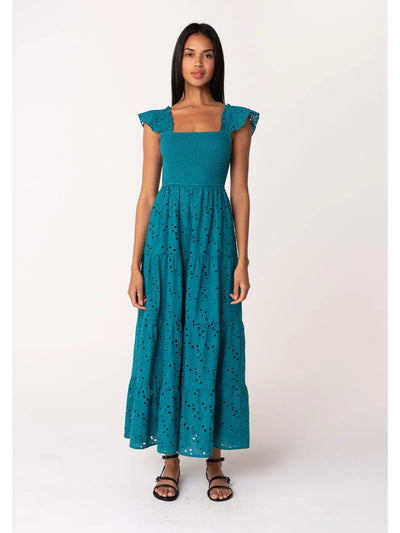 Everly Smocked Tiered Maxi Dress