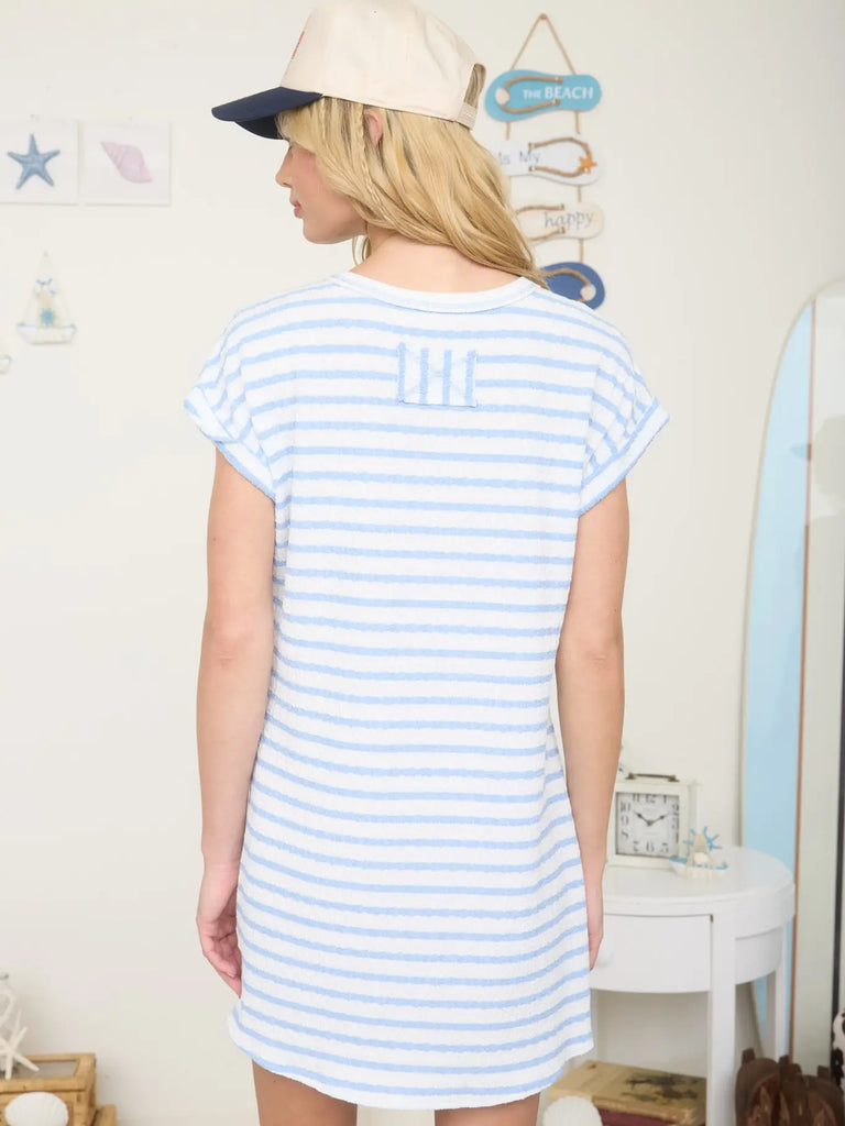 Textured Knit T-Shirt Dress