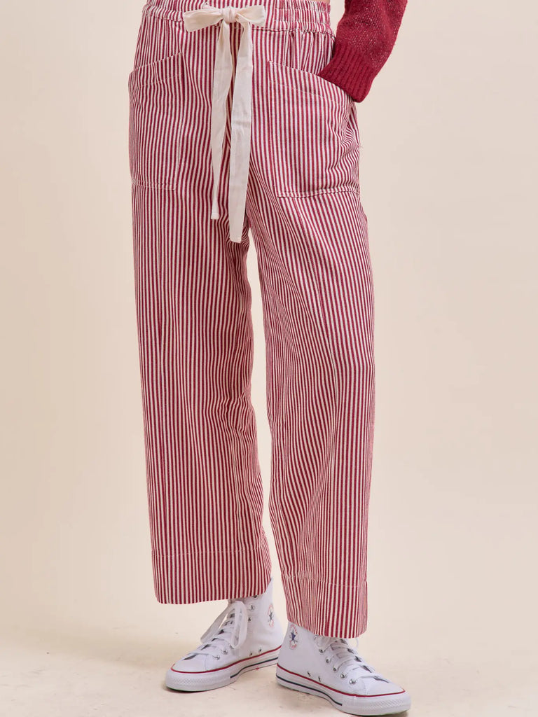 Striped Wide Leg Pants