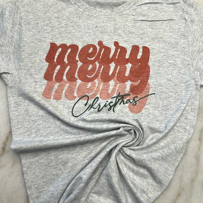 Merry Christmas Retro Tee