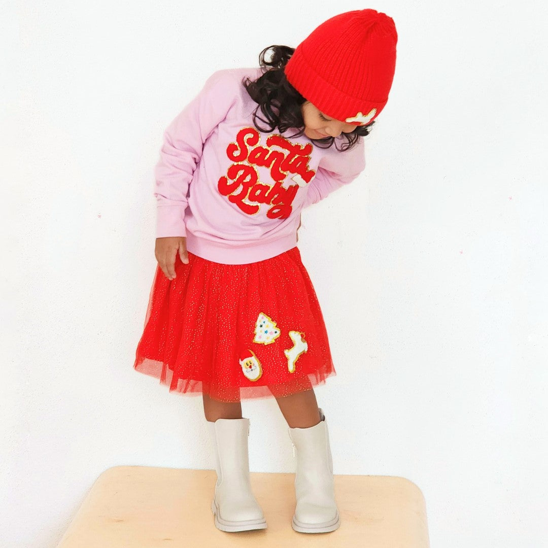 Christmas Patch Tutu - Dress Up Skirt - Kids Holiday Tutu Christmas Patch Tutu - Dress Up Skirt - Kids Holiday Tutu