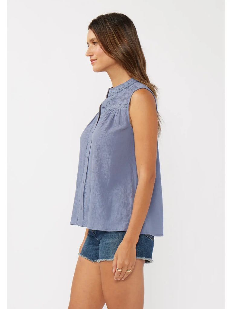 Raquel Button Up Tank
