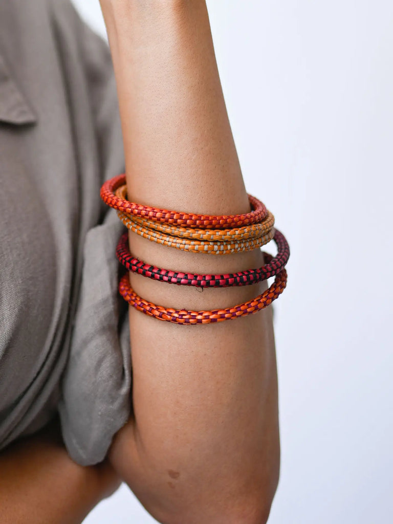 Raffia Bangles