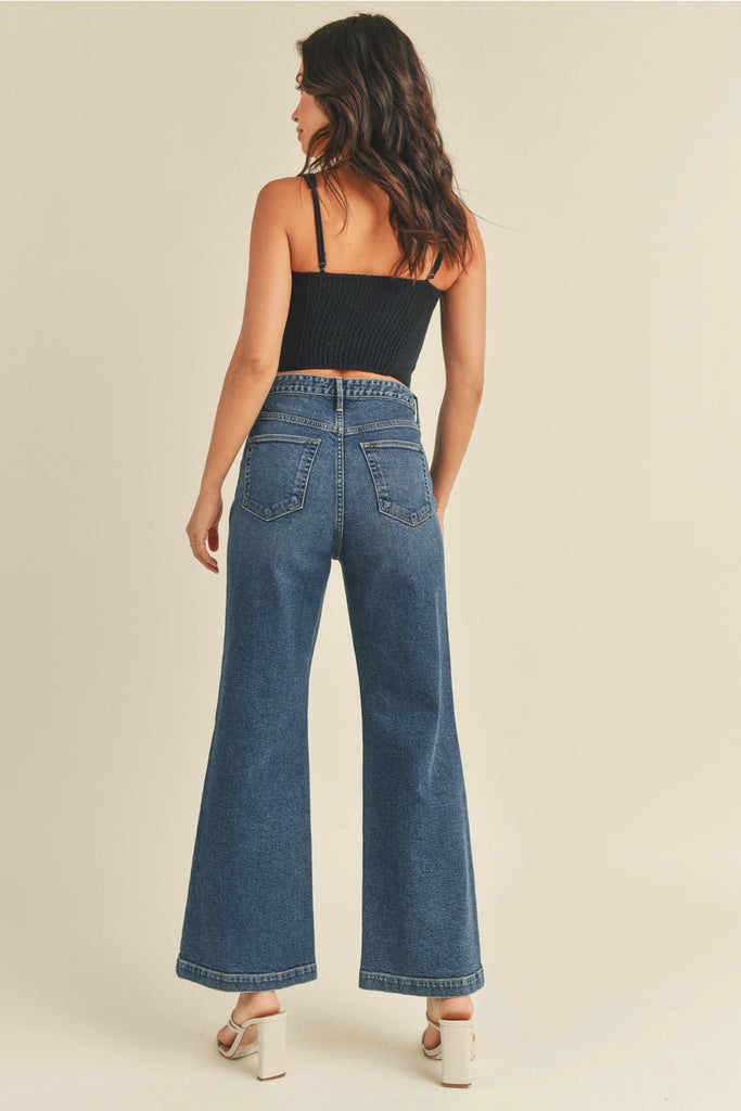 Patch Pocket Wide Leg