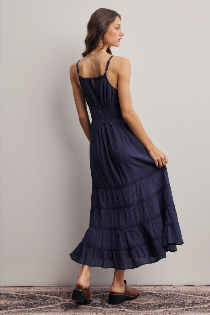 Navy Nights Maxi Dress