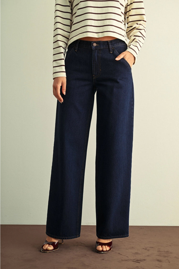 Dark Trouser Pocket Jeans