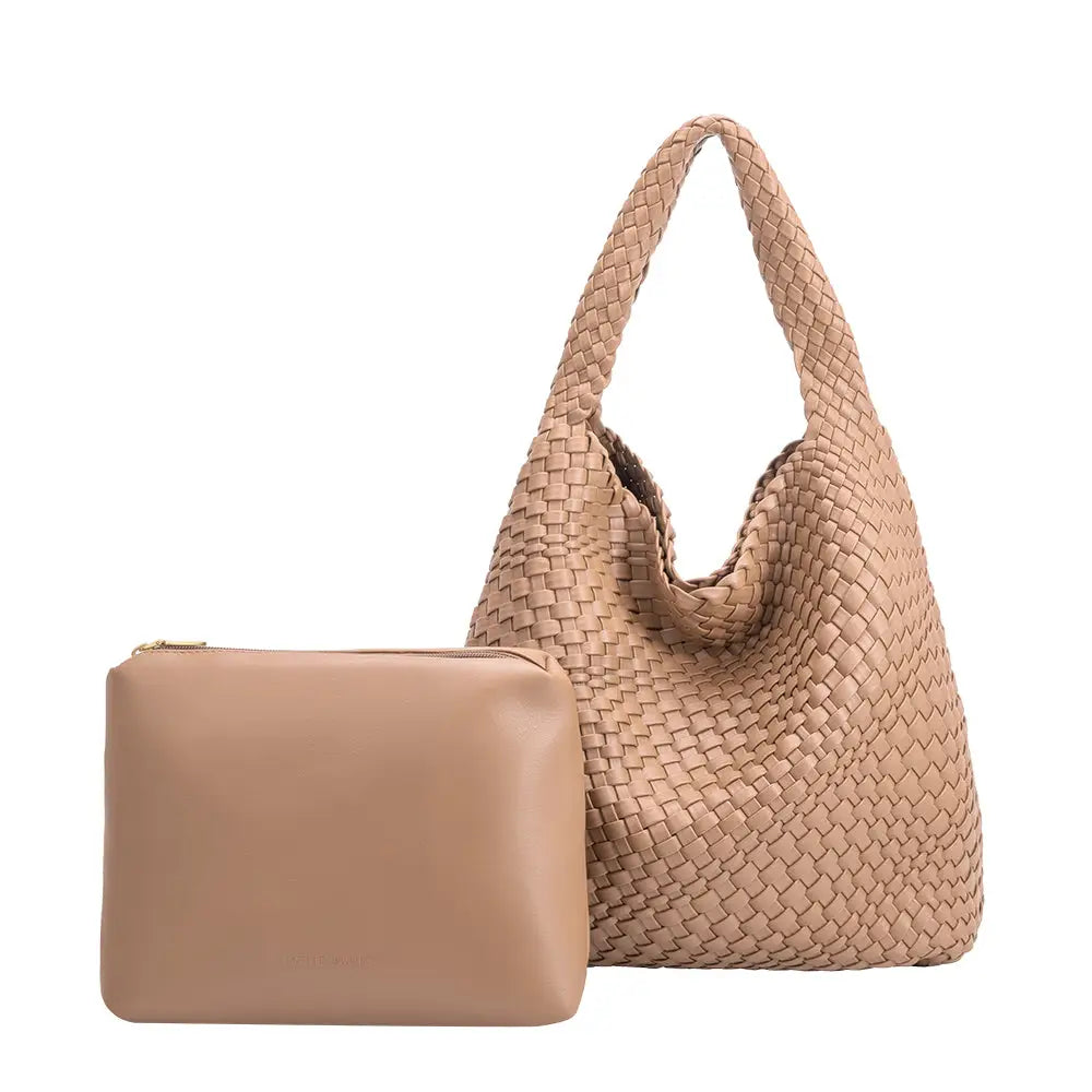 Johanna Shoulder Bag in Nude
