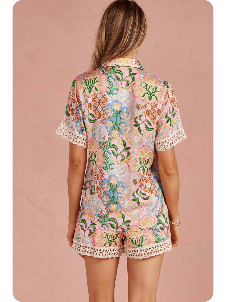 Garden Party Satin Shirt