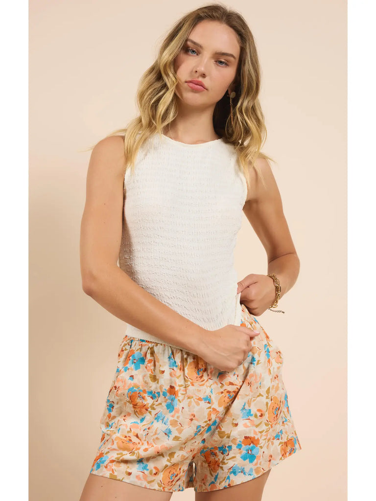 Howdy Honey Textured Knit Tank