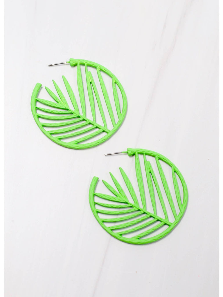Colombo Cutout Hoop Earring