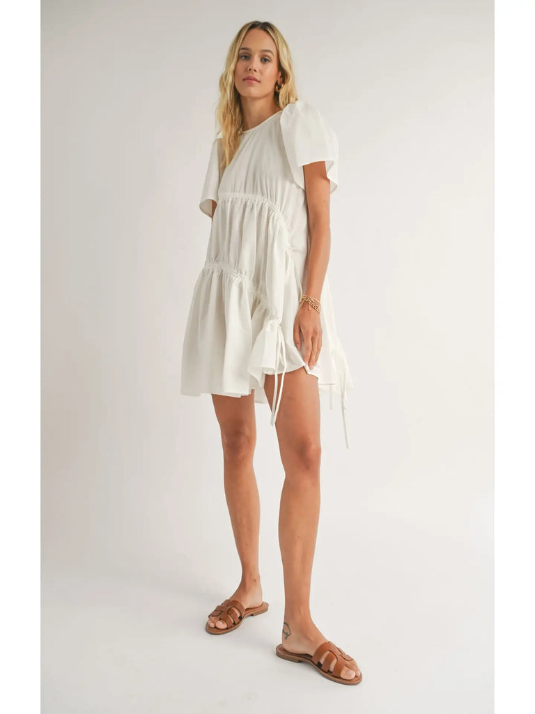 Picnics Gathered Mini Dress