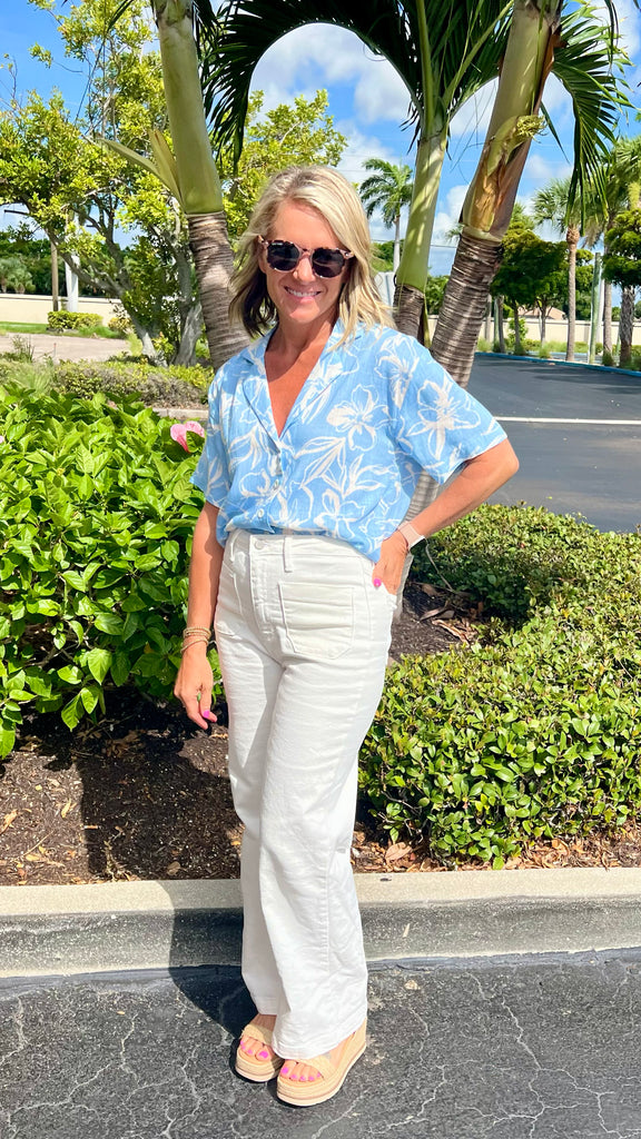 Patch Pocket Wide Leg