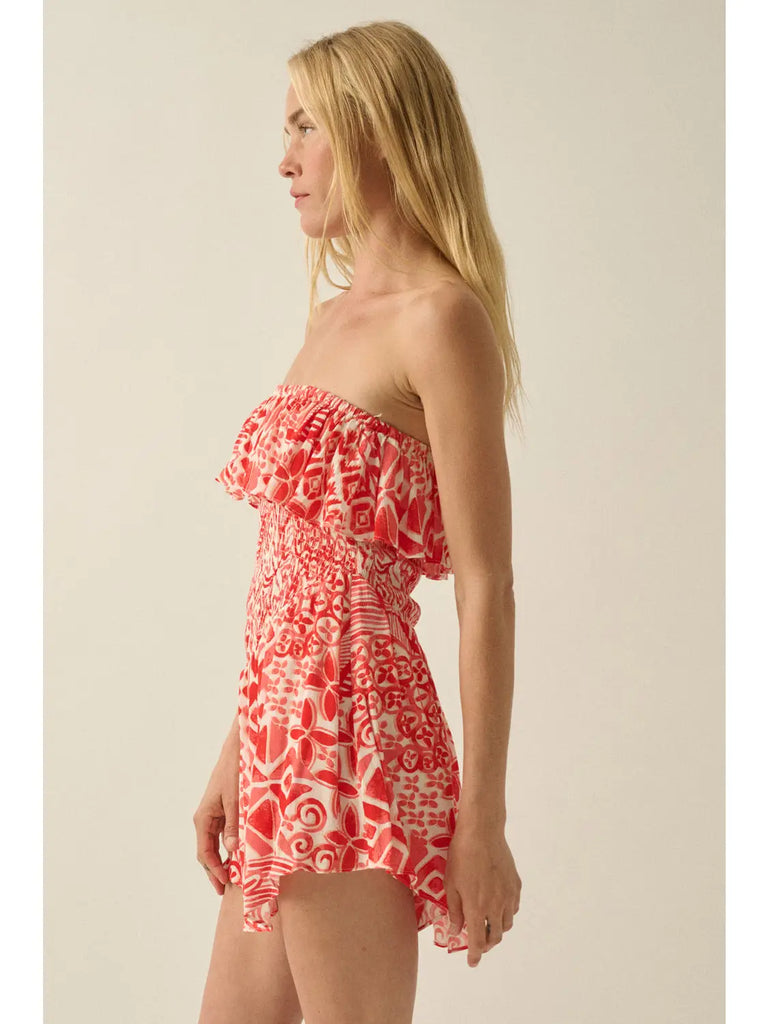 Daisy Flounce Romper