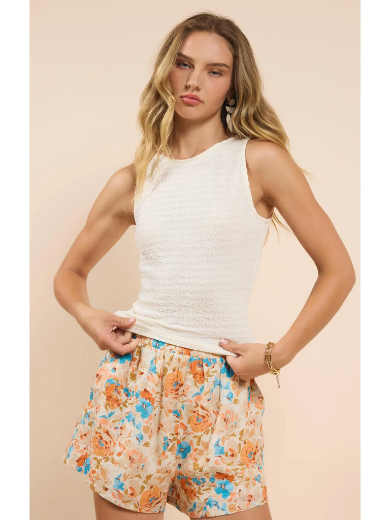 Howdy Honey Textured Knit Tank