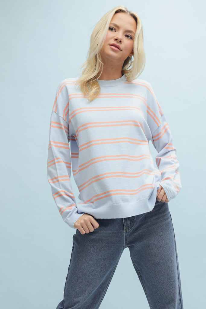 Sonya Striped Soft Sweater