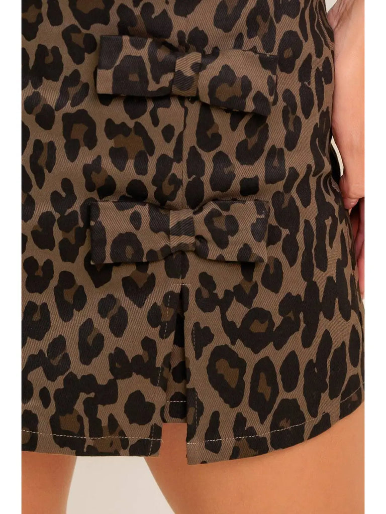 Trendy Cheetah Skort