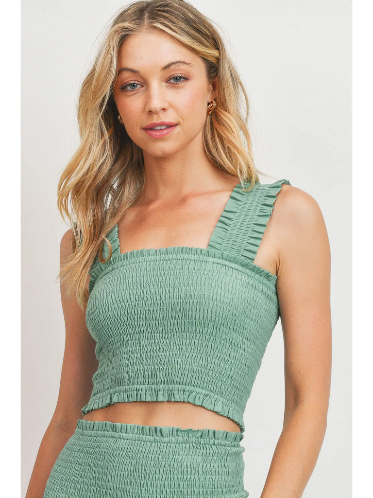 Cameron Smocked Tank