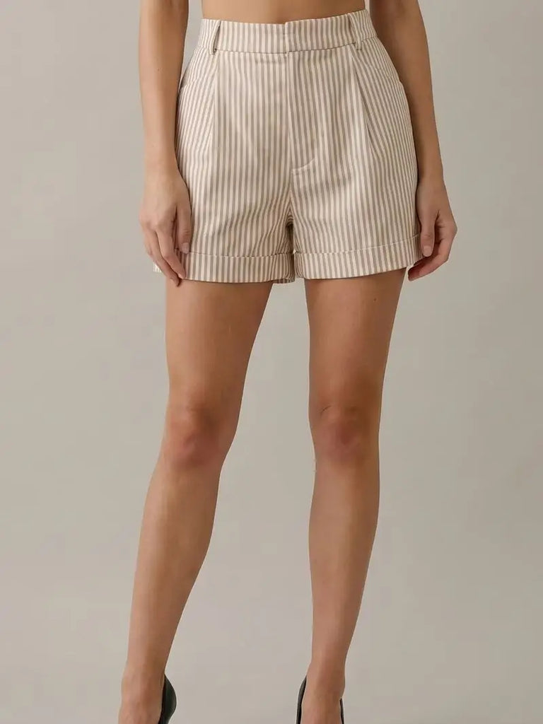 Casual Striped Shorts