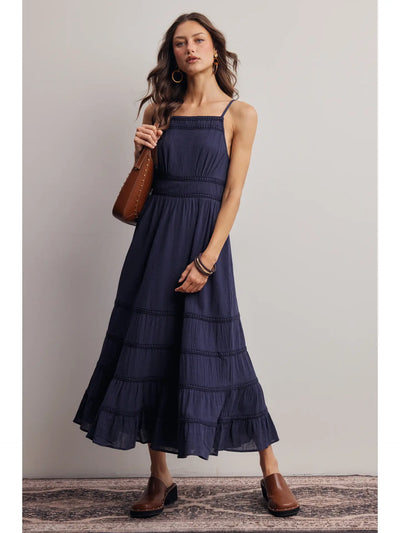 Navy Nights Maxi Dress