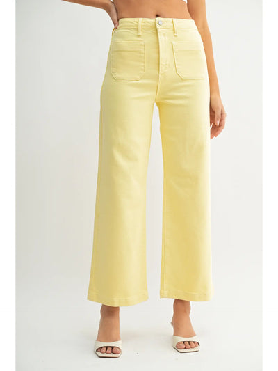 Sunshine Patch Pocket Wide Leg