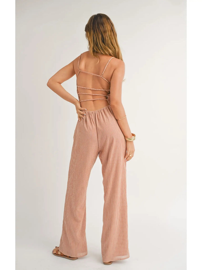 Canyon Land Open Back Jumpsuit