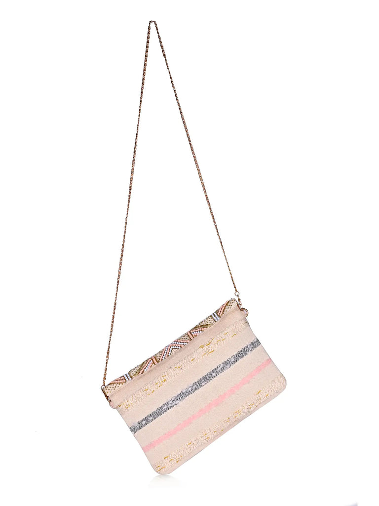 Rose Gold Envelope Clutch