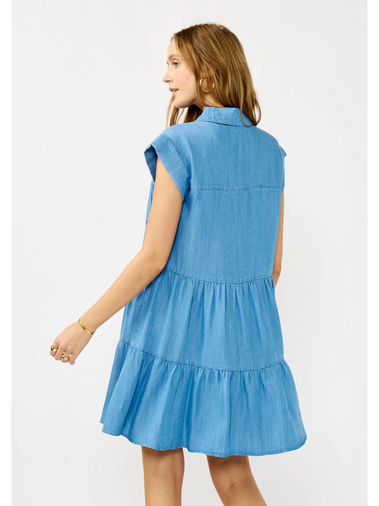 Light Wash Tercel Dress