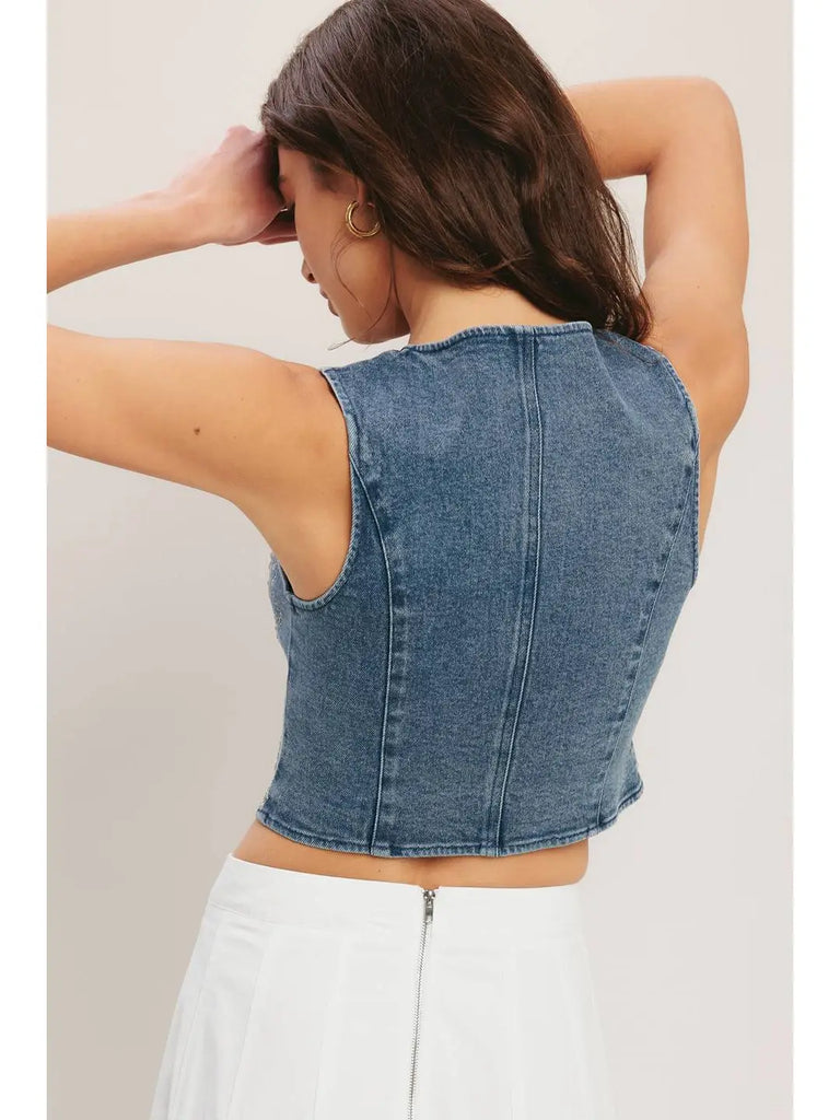 Howdy Denim Vest
