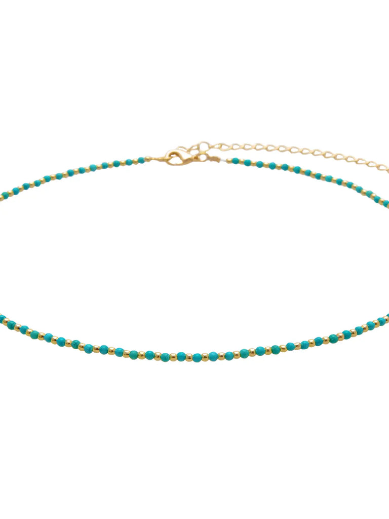 Gold Enlightenment Healing 2mm Necklace