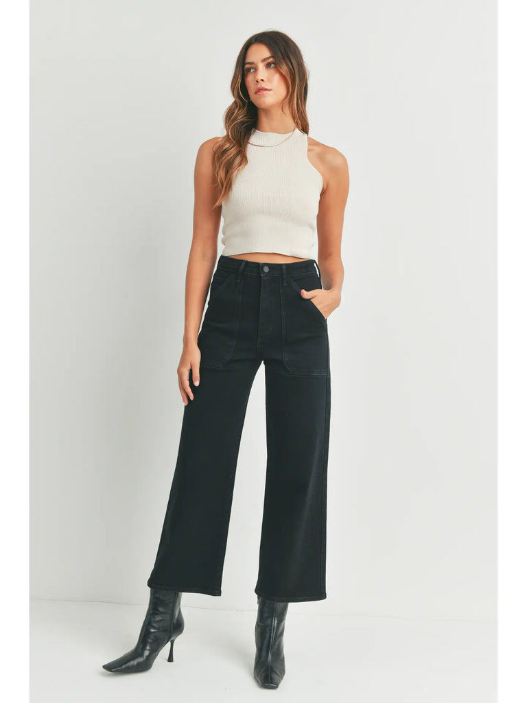 Cargo Pocket Wide Leg