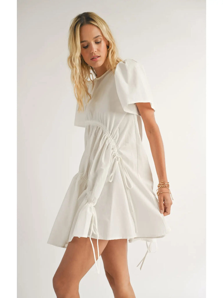 Picnics Gathered Mini Dress