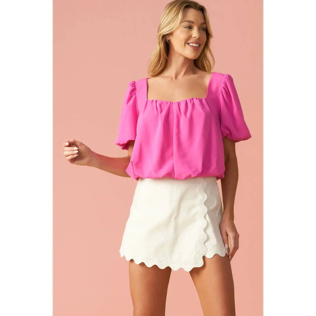 Pink Burst Top