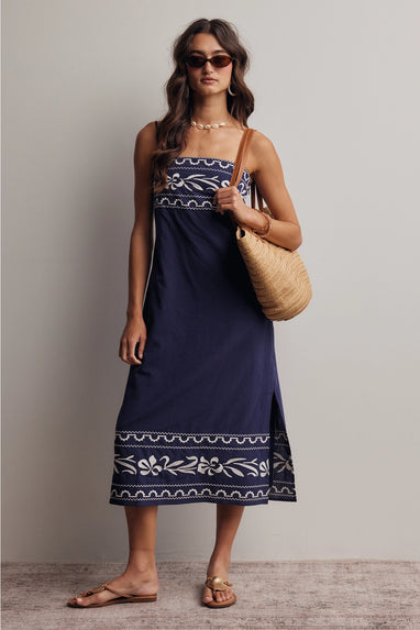 Audrey Embroidered Dress