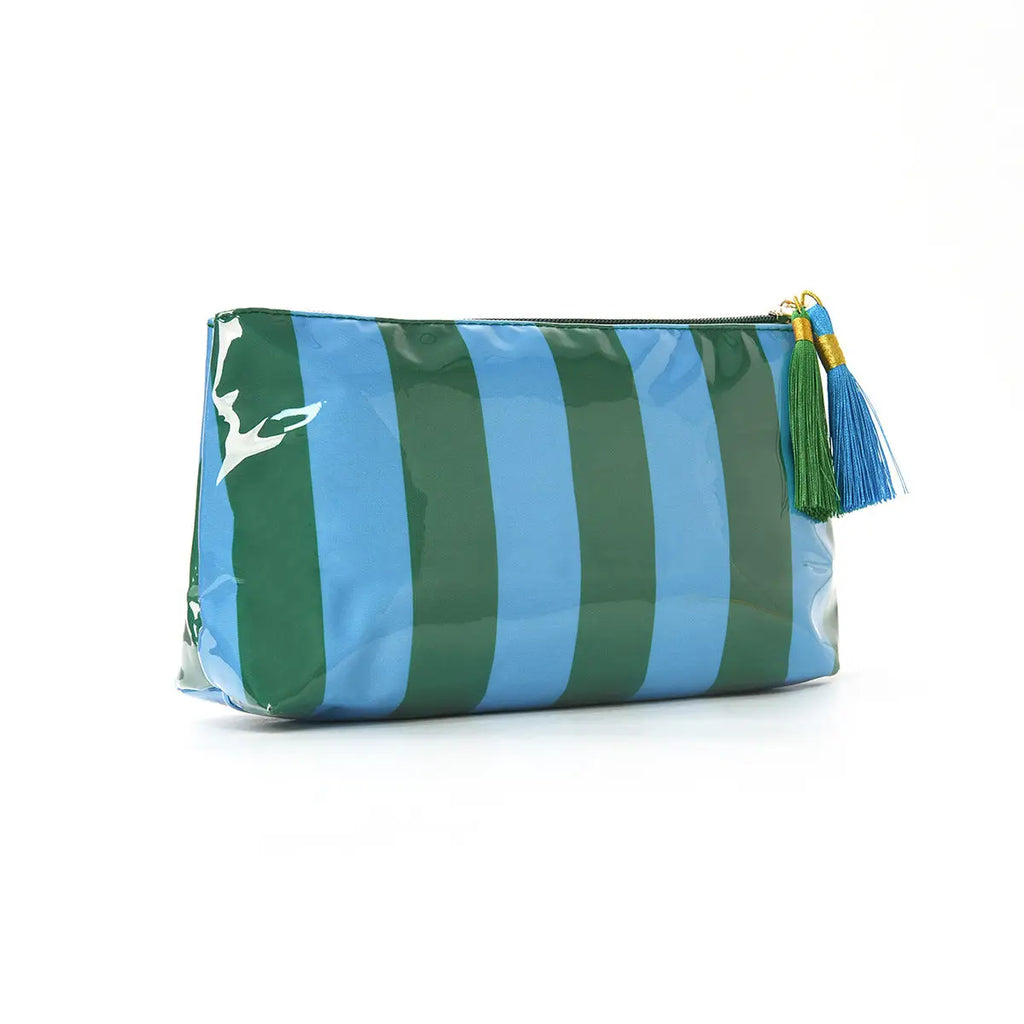 Striped Makeup Bag
