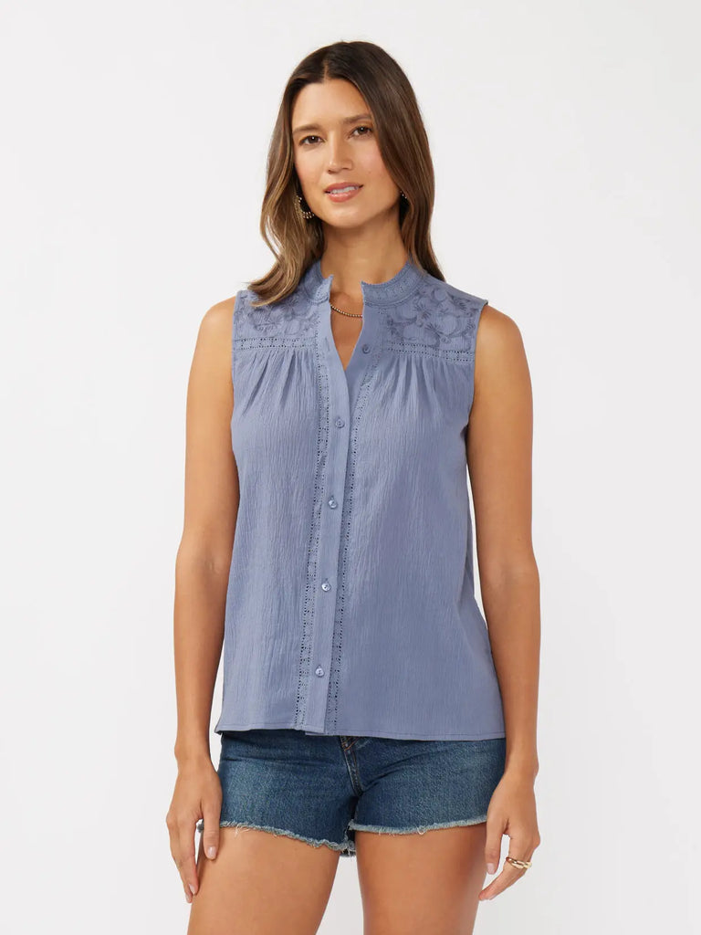 Raquel Button Up Tank