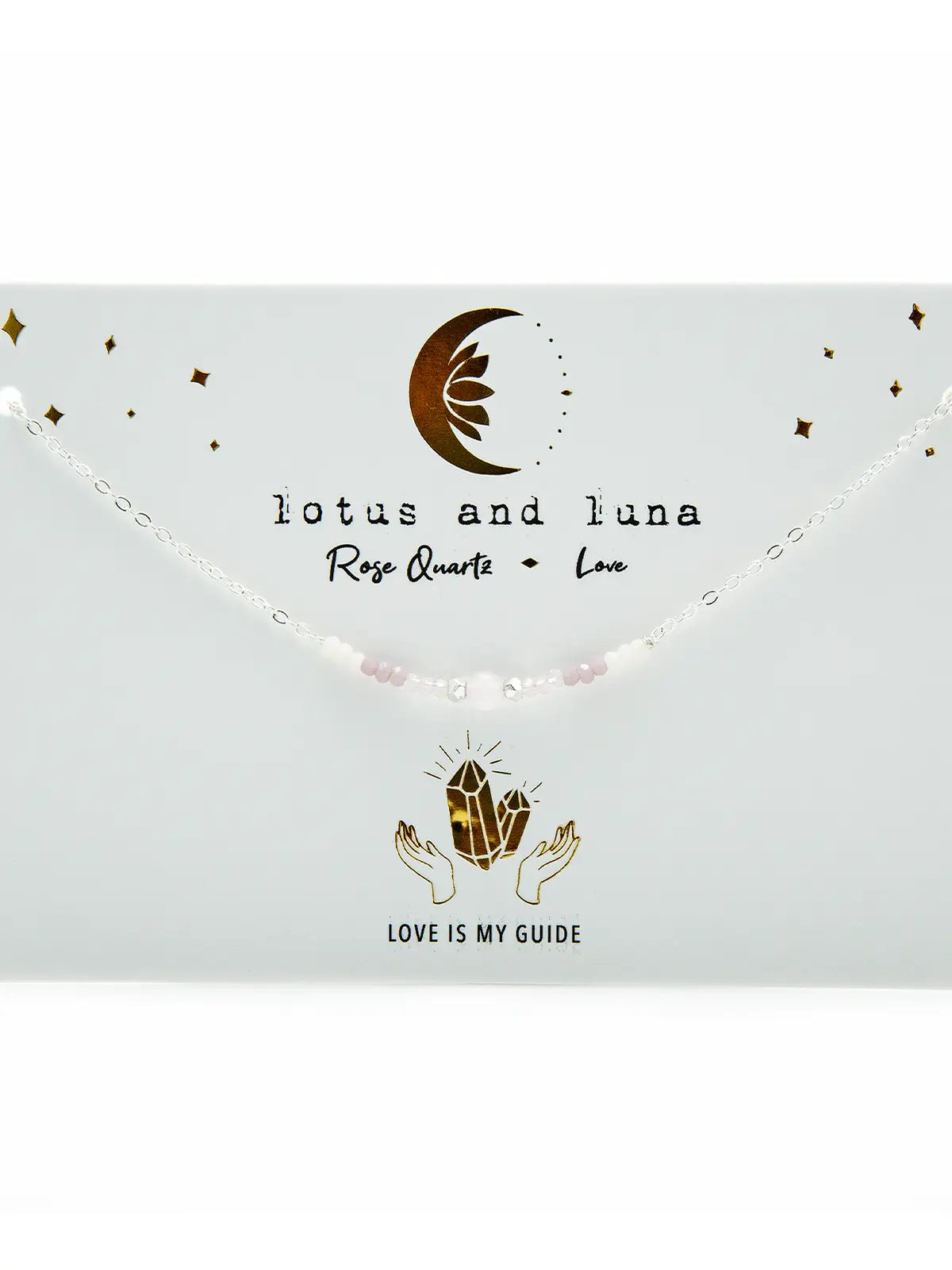 "Love Is My Guide" Goddess Necklace