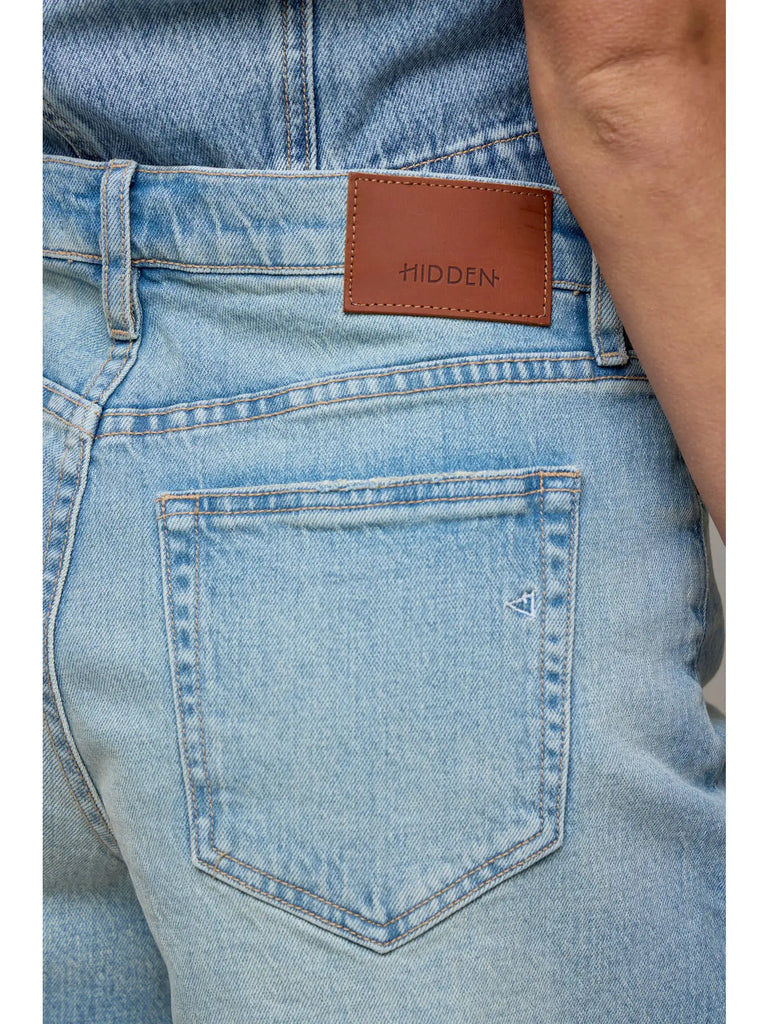 Jillian Raw Hem A Line Shorts