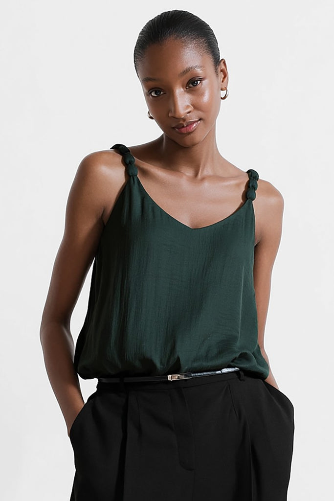 Bubble Strap Tank Top