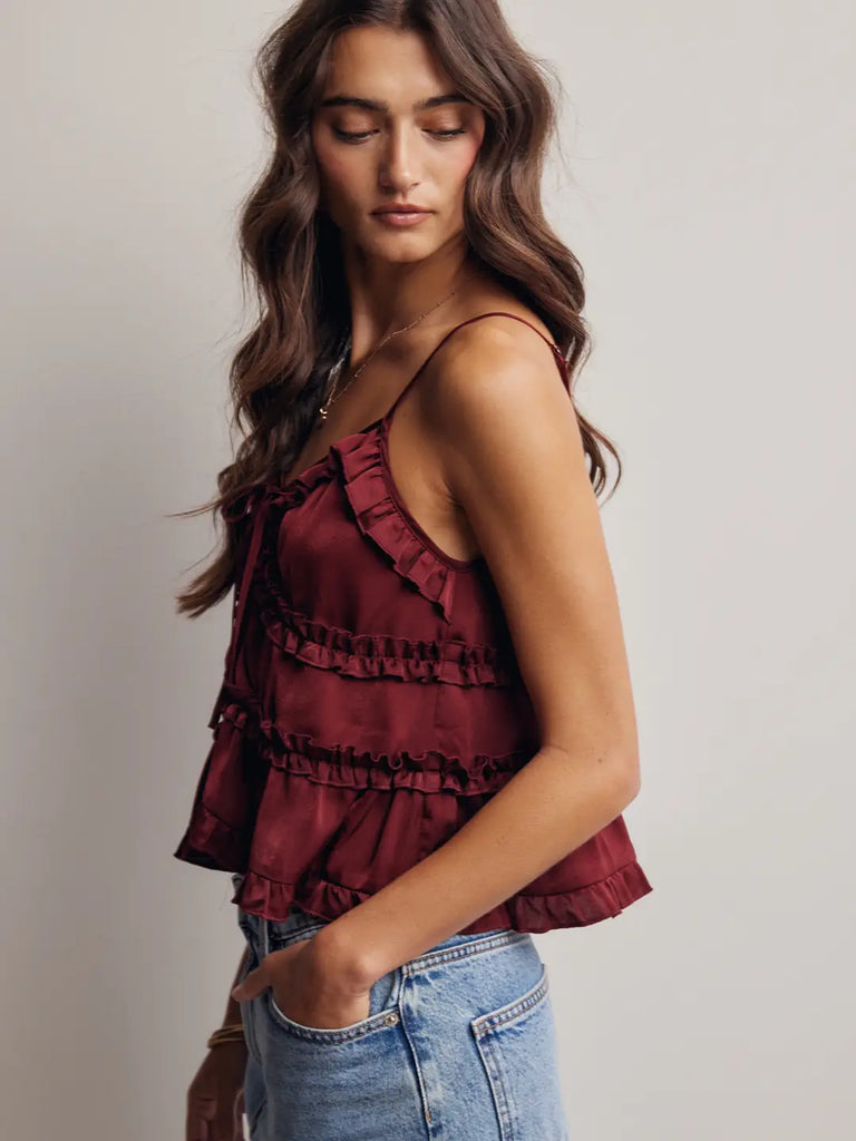 Beauty in Burgundy Tank
