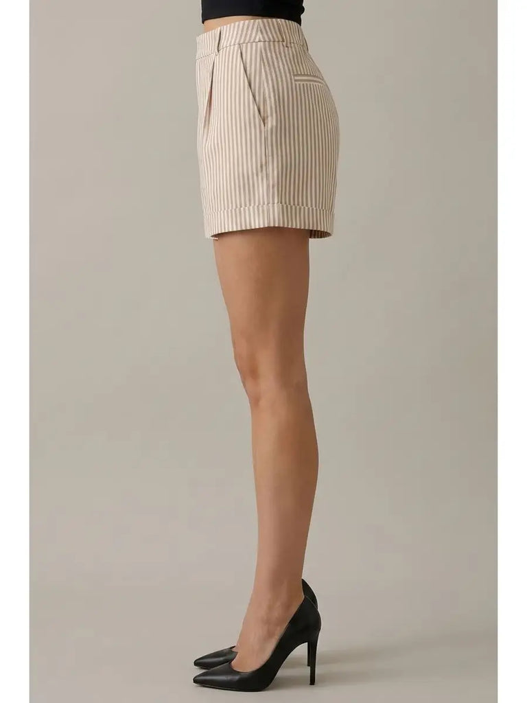 Casual Striped Shorts