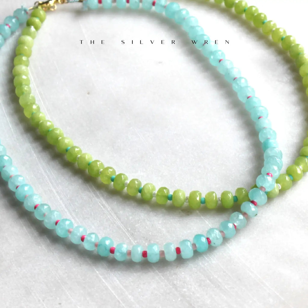 Islands Stone Candy Beaded Necklace