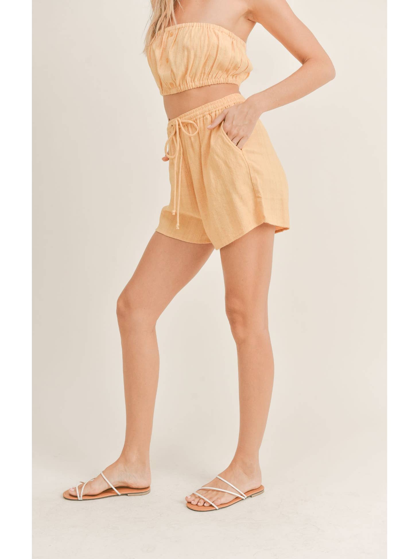 Miss Sunshine Linen Shorts