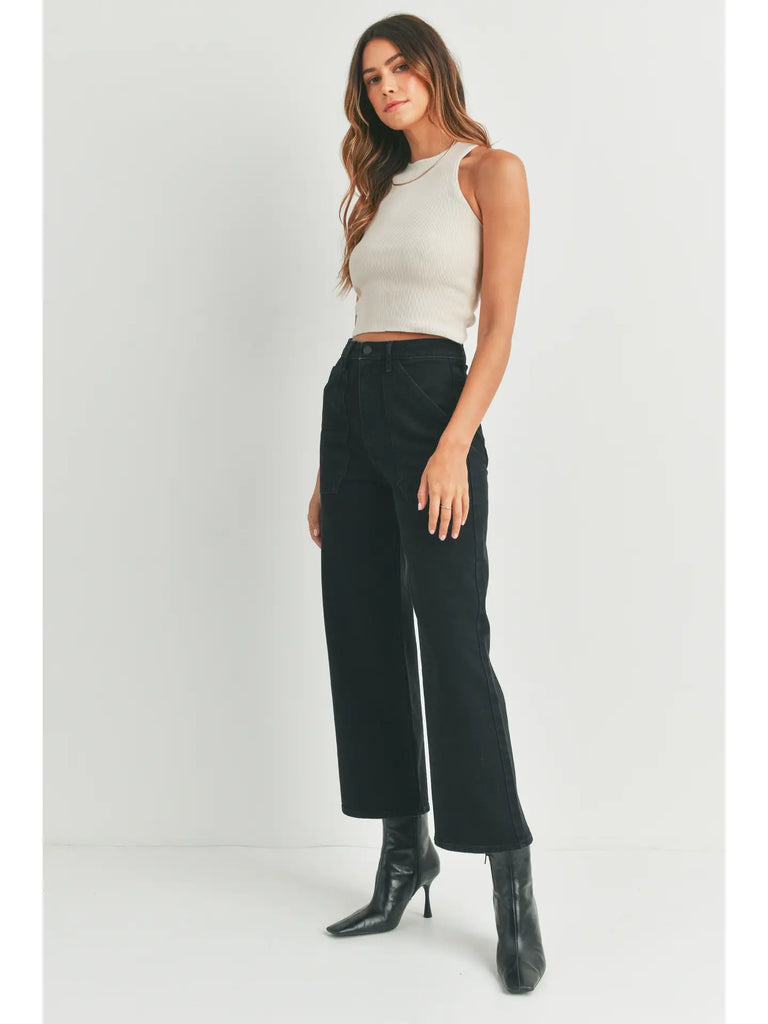 Cargo Pocket Wide Leg