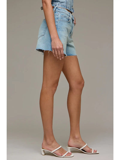 Jillian Raw Hem A Line Shorts