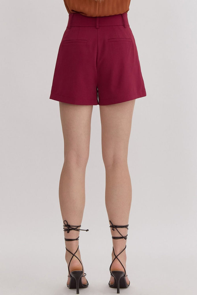 Corinne Pleated Shorts